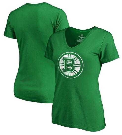 Women Boston Bruins Fanatics Branded St. Patrick's Day White Logo T-Shirt Kelly Green FengYun,We sell and wholesale Women Boston Bruins Fanatics Branded St. Patrick's Day White Logo T-Shirt Kelly Green FengYun on line form chian!